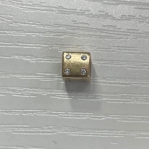 Rare Pandora dice charm 14k